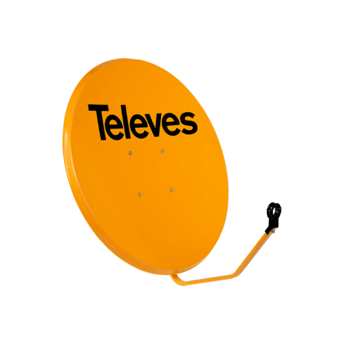 Pack of 10 Televes ISD Offset dish 63cm Aluminium 36.2 dBi Orange