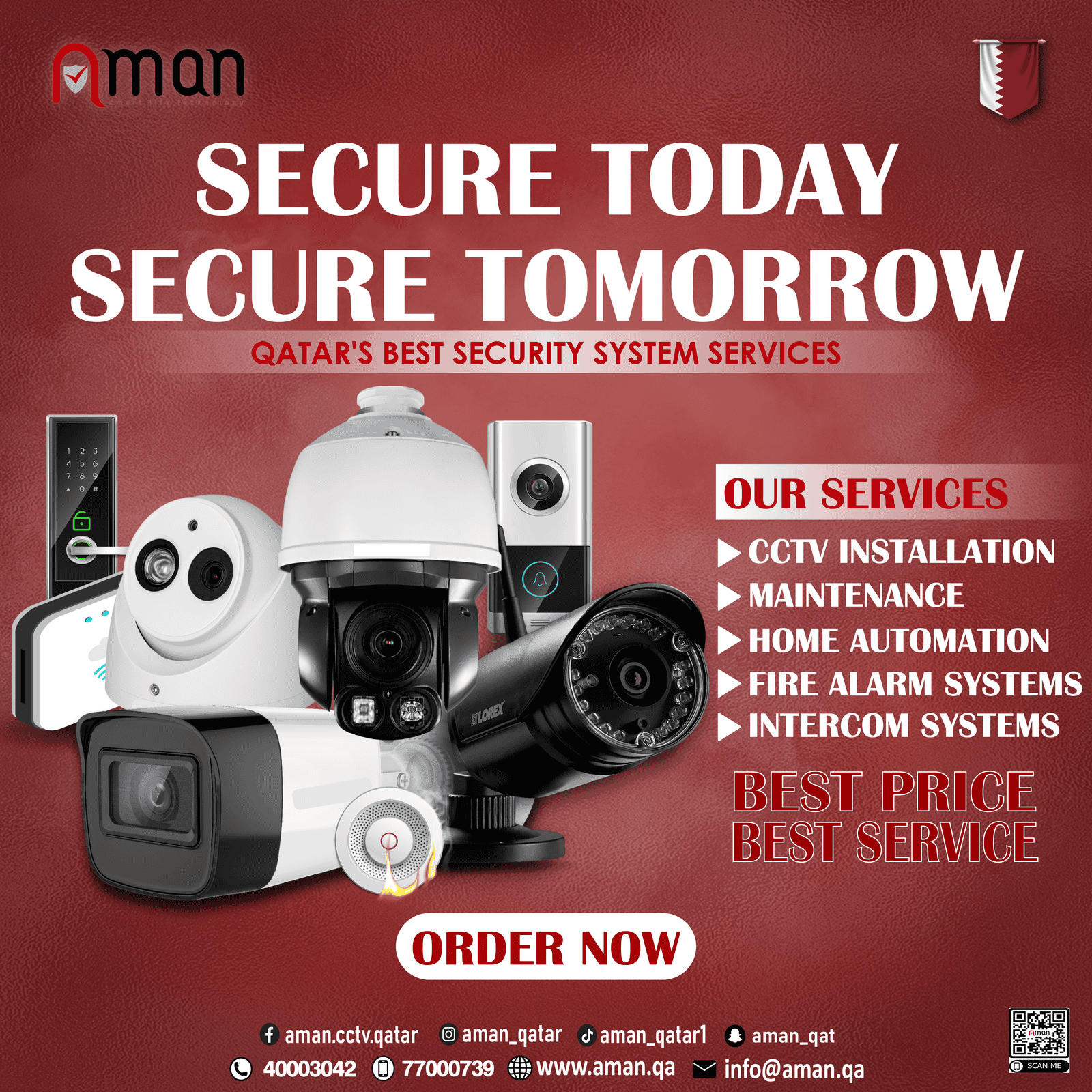 CCTV Camera Installation in Doha