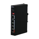 PFT1500 - Dahua 5-Port PoE Extender with 4-Port PoE Out and 1-Port PoE In
