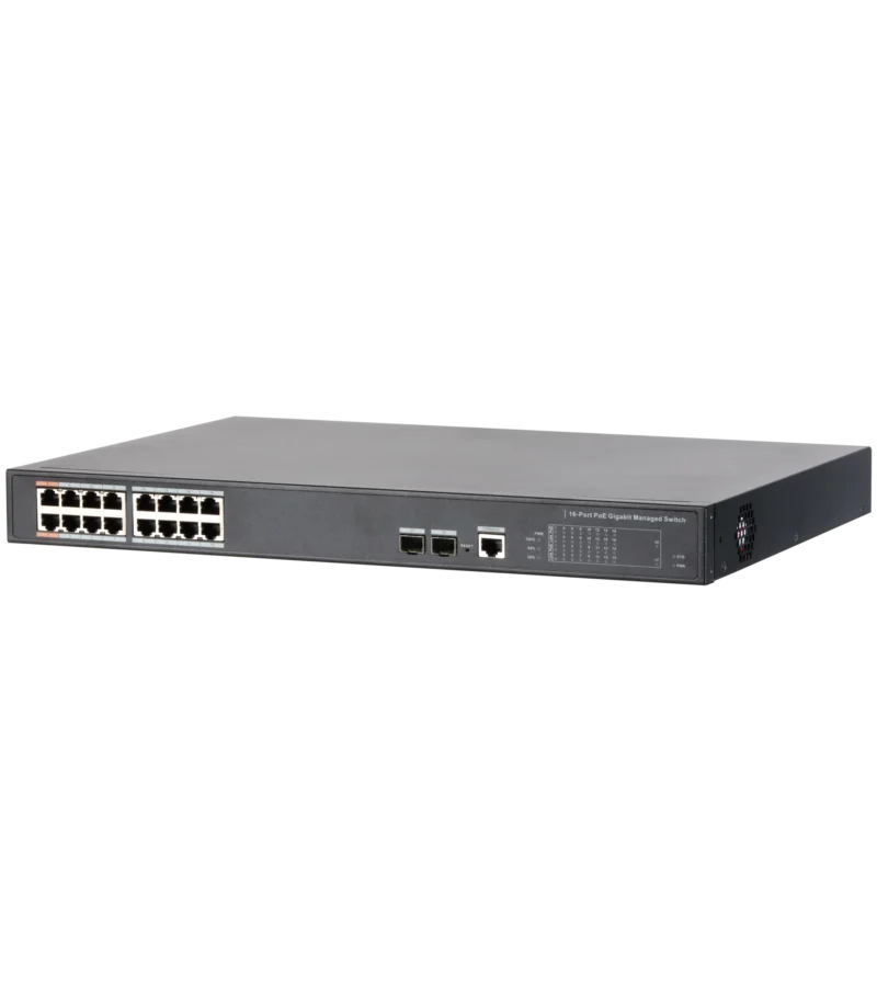 PFS4218-16GT-190 - Dahua 16-Port PoE Gigabit Managed Switch