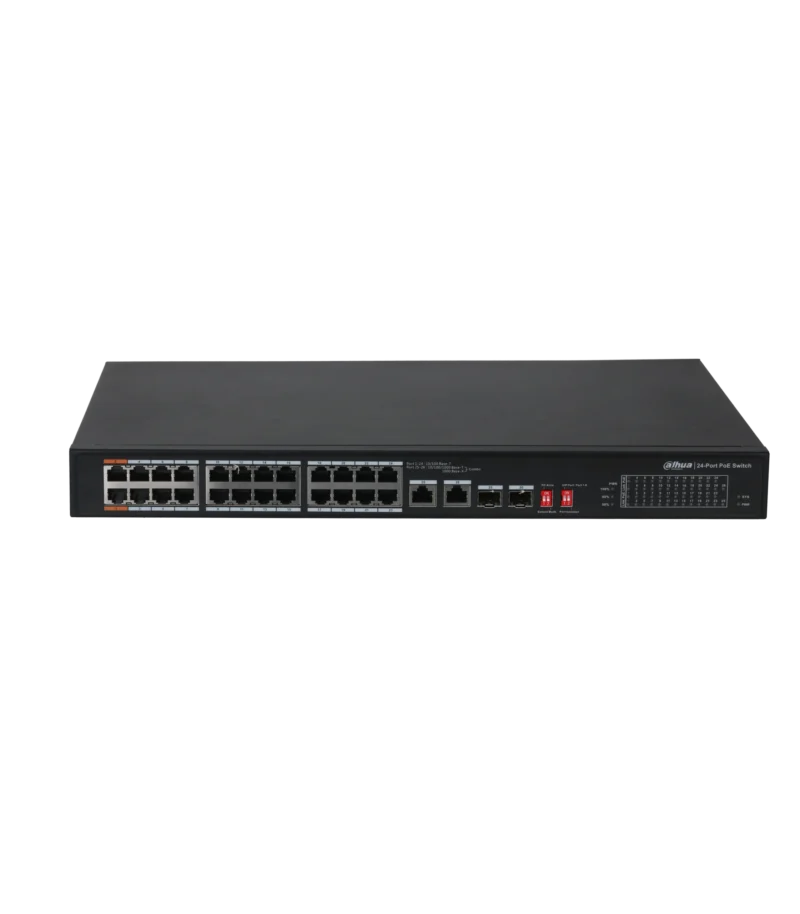 PFS3226-24ET-240 -  Dahua 26-Port Unmanaged Switch with 24-Port PoE