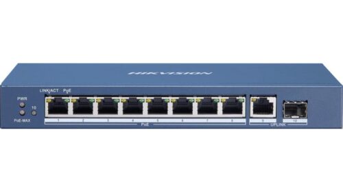 DS-3E0510P-E/M  - 8 Port Gigabit Unmanaged POE Switch