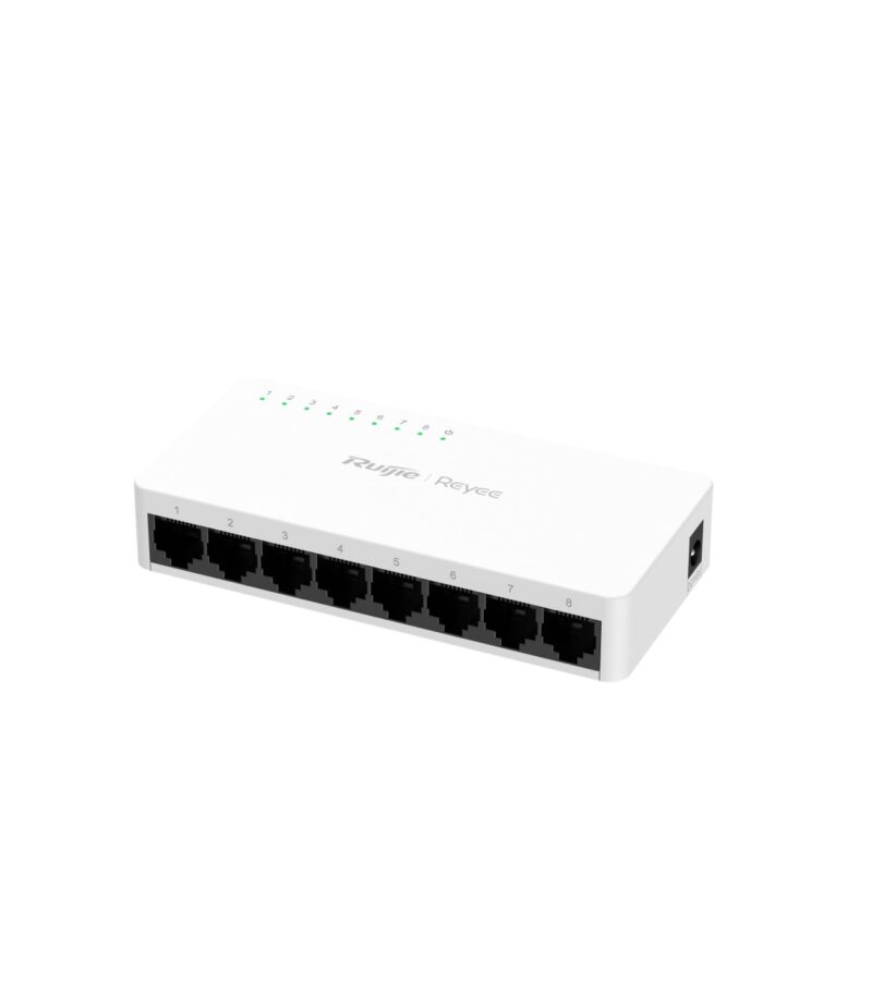 RG-ES08G-L, 8-Port 10/100/1000 Mbps Unmanaged Non-PoE Switch