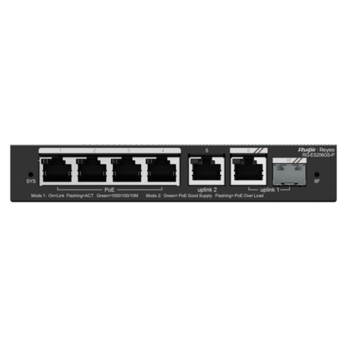 RG-ES206GS-P | Reyee Switch PoE Cloud - Image 4