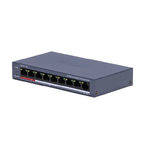 DS-3E0109P-E/M(C) - 8 Port Fast Ethernet Unmanaged POE Switch - Image 4