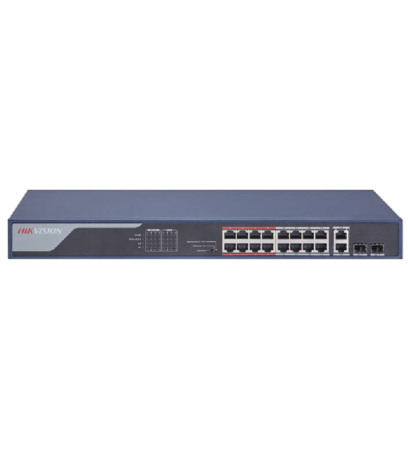 DS-3E0326P-E(B) -  24 Port Fast Ethernet Unmanaged POE Switch