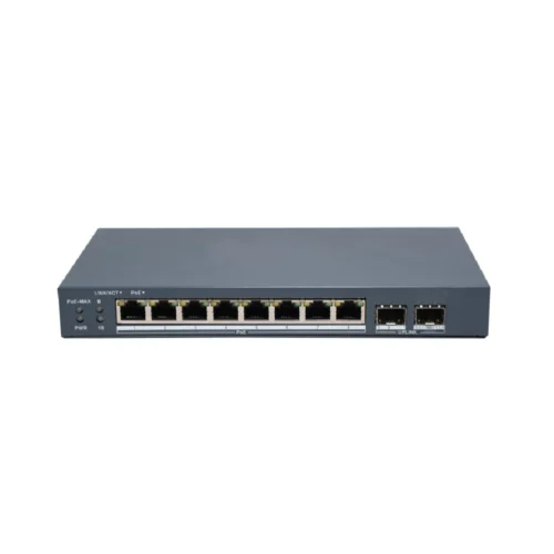 DS-3E1510P-EI/M-8P2F - 8 Port Gigabit Smart POE Switch