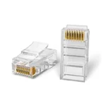 Premium RJ45 Connectors - Professional Grade (Transparent)