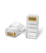 Premium RJ45 Connectors - Professional Grade (Transparent)