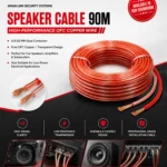 High-Performance OFC Copper Speaker Cable - 90M