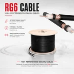 RG6 High-Performance Coaxial Cable - Premium Connectivity