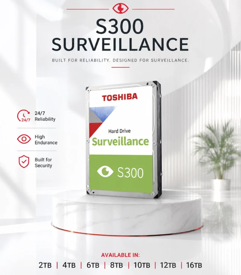 Toshiba S300 Surveillance Hard Drive